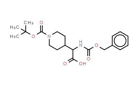 CAS No. 1219154-20-7, 2-(benzyloxycarbonylamino)-2-(1-tert-butoxycarbonyl-4-piperidyl)acetic acid