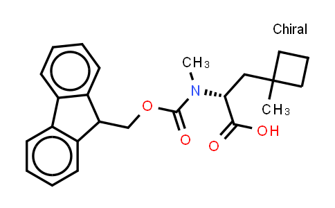 CAS No. 2920240-10-2, (2R)-2-[9H-fluoren-9-ylmethoxycarbonyl(methyl)amino]-3-(1-methylcyclobutyl)propanoic acid