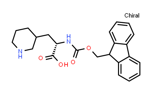 CAS No. 368866-25-5, (2S)-2-(9H-fluoren-9-ylmethoxycarbonylamino)-3-(3-piperidyl)propanoic acid