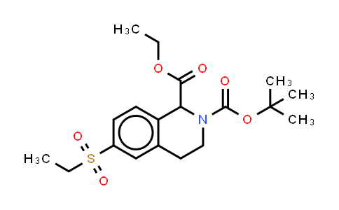 DY851141 | 2738333-38-3 | O2-tert-butyl O1-ethyl 6-ethylsulfonyl-3,4-dihydro-1H-isoquinoline-1,2-dicarboxylate