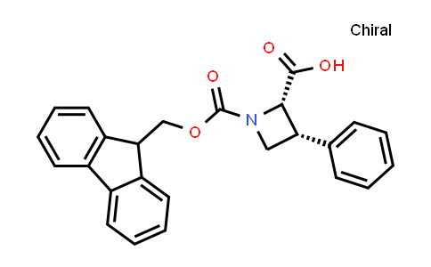 CAS No. 2863656-99-7, (2S,3R)-1-(9H-fluoren-9-ylmethoxycarbonyl)-3-phenyl-azetidine-2-carboxylic acid