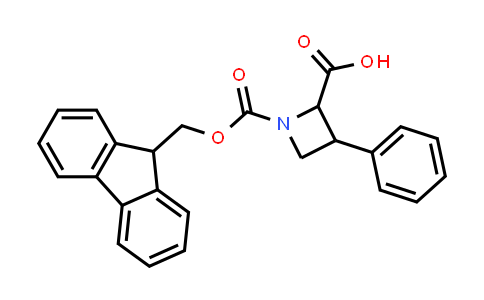 CAS No. 1379885-59-2, 1-(9H-fluoren-9-ylmethoxycarbonyl)-3-phenyl-azetidine-2-carboxylic acid
