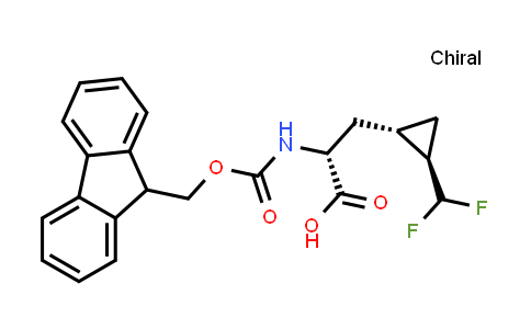 CAS No. 1799405-51-8, (2R)-3-[(1S,2R)-2-(difluoromethyl)cyclopropyl]-2-(9H-fluoren-9-ylmethoxycarbonylamino)propanoic acid