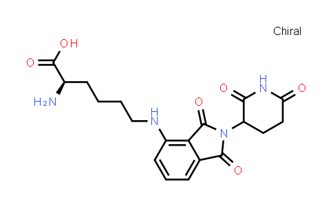 CAS No. 2451879-20-0, (2R)-2-amino-6-[[2-(2,6-dioxo-3-piperidyl)-1,3-dioxo-isoindolin-4-yl]amino]hexanoic acid