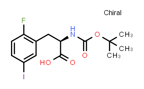 DY851167 | 2349755-31-1 | (2R)-2-(tert-butoxycarbonylamino)-3-(2-fluoro-5-iodo-phenyl)propanoic acid