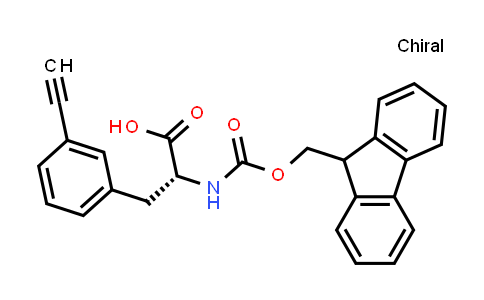 CAS No. 2350789-88-5, (2R)-3-(3-ethynylphenyl)-2-(9H-fluoren-9-ylmethoxycarbonylamino)propanoic acid