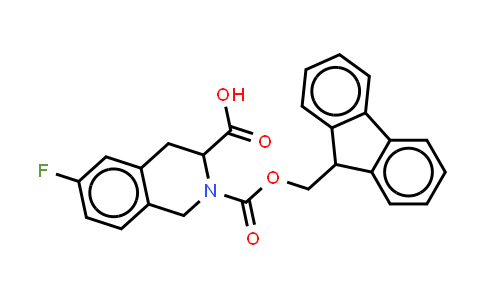 CAS No. 2171716-24-6, 2-(9H-fluoren-9-ylmethoxycarbonyl)-6-fluoro-3,4-dihydro-1H-isoquinoline-3-carboxylic acid