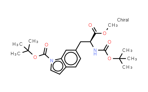 DY851181 | 2685871-74-1 | tert-butyl 6-[(2S)-2-(tert-butoxycarbonylamino)-3-methoxy-3-oxo-propyl]indole-1-carboxylate