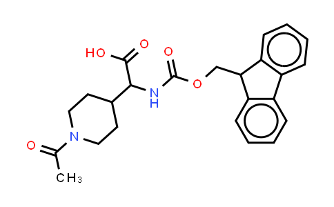 CAS No. 2352040-47-0, 2-(1-acetyl-4-piperidyl)-2-(9H-fluoren-9-ylmethoxycarbonylamino)acetic acid