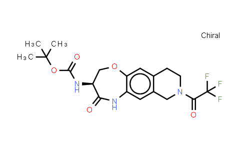 CAS No. 2737294-64-1, tert-butyl N-[(3S)-4-oxo-8-(2,2,2-trifluoroacetyl)-2,3,5,7,9,10-hexahydropyrido[3,4-h][1,5]benzoxazepin-3-yl]carbamate