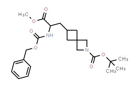 CAS No. 2820423-79-6, tert-butyl 6-[2-(benzyloxycarbonylamino)-3-methoxy-3-oxo-propyl]-2-azaspiro[3.3]heptane-2-carboxylate