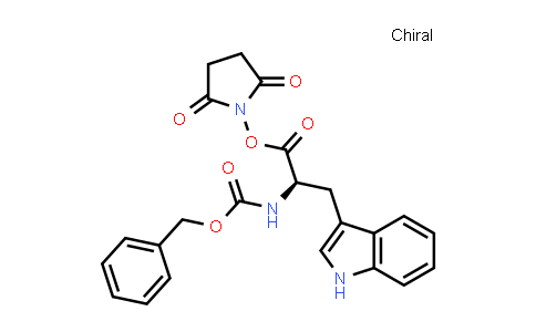 CAS No. 133054-10-1, (2,5-dioxopyrrolidin-1-yl) (2R)-2-(benzyloxycarbonylamino)-3-(1H-indol-3-yl)propanoate