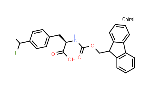 CAS No. 1998595-72-4, (2R)-3-[4-(difluoromethyl)phenyl]-2-(9H-fluoren-9-ylmethoxycarbonylamino)propanoic acid