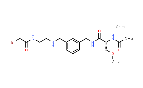 CAS No. 1638744-97-4, (2R)-N-{[3-({[2-(2-bromoacetamido)ethyl]amino}methyl)phenyl]methyl}-2-acetamido-3-methoxypropanamide