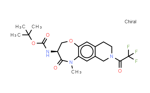 DY851230 | 2737294-65-2 | tert-butyl N-[(3S)-5-methyl-4-oxo-8-(2,2,2-trifluoroacetyl)-3,7,9,10-tetrahydro-2H-pyrido[3,4-h][1,5]benzoxazepin-3-yl]carbamate