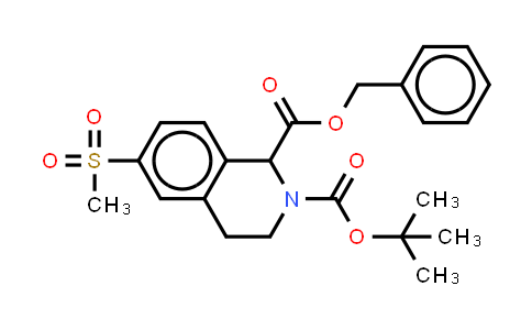 1644239-40-6 | O1-benzyl O2-tert-butyl 6-methylsulfonyl-3,4-dihydro-1H-isoquinoline-1,2-dicarboxylate