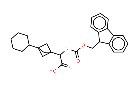 CAS No. 2287268-83-9, 2-(3-cyclohexyl-1-bicyclo[1.1.1]pentanyl)-2-(9H-fluoren-9-ylmethoxycarbonylamino)acetic acid