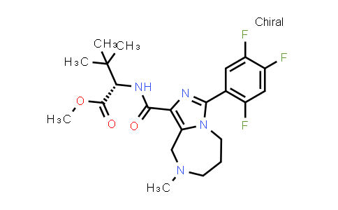 1160161-46-5 | methyl (2S)-3,3-dimethyl-2-[[8-methyl-3-(2,4,5-trifluorophenyl)-5,6,7,9-tetrahydroimidazo[1,5-a][1,4]diazepine-1-carbonyl]amino]butanoate