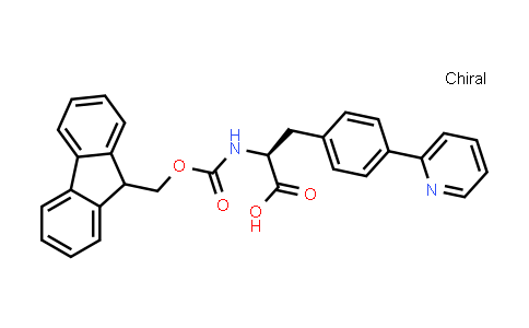 CAS No. 352525-26-9, (2S)-2-(9H-fluoren-9-ylmethoxycarbonylamino)-3-[4-(2-pyridyl)phenyl]propanoic acid