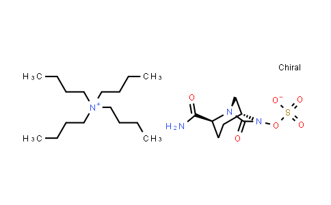 CAS No. 1192651-80-1, [(1R,2S,5R)-2-carbamoyl-7-oxo-1,6-diazabicyclo[3.2.1]octan-6-yl] sulfate;tetrabutylammonium