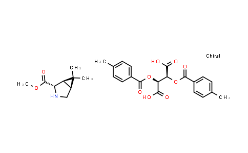 943516-58-3 | (2S,3S)-2,3-bis[(4-methylbenzoyl)oxy]butanedioic acid;methyl (1R,2S,5S)-6,6-dimethyl-3-azabicyclo[3.1.0]hexane-2-carboxylate