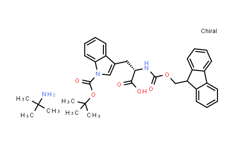 DY851300 | 2940858-99-9 | (2S)-3-(1-tert-butoxycarbonylindol-3-yl)-2-(9H-fluoren-9-ylmethoxycarbonylamino)propanoic acid;2-methylpropan-2-amine