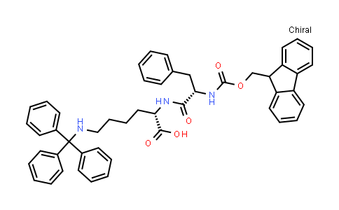 DY851312 | 1116085-97-2 | (2S)-2-[[(2S)-2-(9H-fluoren-9-ylmethoxycarbonylamino)-3-phenyl-propanoyl]amino]-6-(tritylamino)hexanoic acid