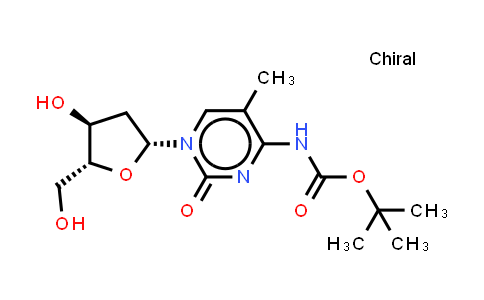 DY851322 | 2639379-52-3 | tert-butyl N-[1-[(2R,4S,5R)-4-hydroxy-5-(hydroxymethyl)tetrahydrofuran-2-yl]-5-methyl-2-oxo-pyrimidin-4-yl]carbamate