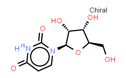 DY851329 | 162660-19-7 | 1-[(2R,3R,4S,5R)-3,4-dihydroxy-5-(hydroxymethyl)tetrahydrofuran-2-yl](3¹⁵N)pyrimidine-2,4-dione