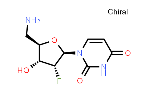 DY851330 | 1012080-90-8 | 1-[(2R,3R,4R,5R)-5-(aminomethyl)-3-fluoro-4-hydroxy-tetrahydrofuran-2-yl]pyrimidine-2,4-dione