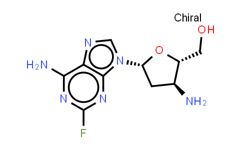 CAS No. 1028809-83-7, [(2S,3S,5R)-3-amino-5-(6-amino-2-fluoro-purin-9-yl)tetrahydrofuran-2-yl]methanol