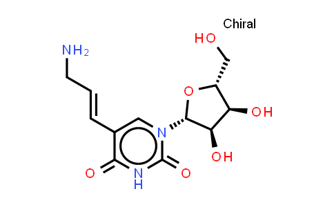 DY851344 | 1428903-64-3 | 5-[(E)-3-aminoprop-1-enyl]-1-[(2R,3R,4S,5R)-3,4-dihydroxy-5-(hydroxymethyl)tetrahydrofuran-2-yl]pyrimidine-2,4-dione