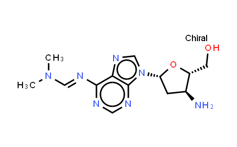 CAS No. 2940859-27-6, N'-[9-[(2R,4S,5S)-4-amino-5-(hydroxymethyl)tetrahydrofuran-2-yl]purin-6-yl]-N,N-dimethyl-formamidine