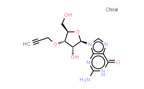 CAS No. 1429494-08-5, 2-amino-9-[(2R,3R,4S,5R)-3-hydroxy-5-(hydroxymethyl)-4-prop-2-ynoxy-tetrahydrofuran-2-yl]-1H-purin-6-one