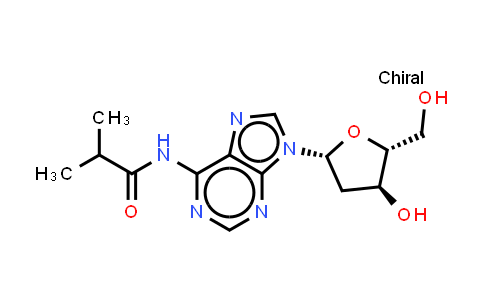 CAS No. 190834-08-3, N-[9-[(2R,4S,5R)-4-hydroxy-5-(hydroxymethyl)tetrahydrofuran-2-yl]purin-6-yl]-2-methyl-propanamide