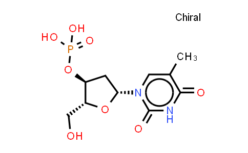 DY851356 | 2642-43-5 | [(2R,3S,5R)-2-(hydroxymethyl)-5-(5-methyl-2,4-dioxo-pyrimidin-1-yl)tetrahydrofuran-3-yl] dihydrogen phosphate
