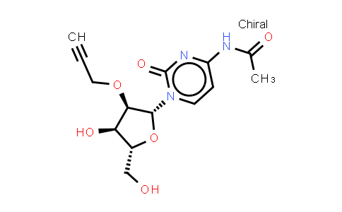 DY851357 | 1498305-49-9 | N-[1-[(2R,3R,4R,5R)-4-hydroxy-5-(hydroxymethyl)-3-prop-2-ynoxy-tetrahydrofuran-2-yl]-2-oxo-pyrimidin-4-yl]acetamide