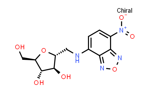 CAS No. 1482493-52-6, (2R,3S,4S,5R)-2-(hydroxymethyl)-5-[[(4-nitro-2,1,3-benzoxadiazol-7-yl)amino]methyl]tetrahydrofuran-3,4-diol