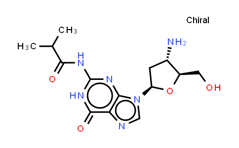CAS No. 2097727-68-7, N-[9-[(2R,4S,5S)-4-amino-5-(hydroxymethyl)tetrahydrofuran-2-yl]-6-oxo-1H-purin-2-yl]-2-methyl-propanamide