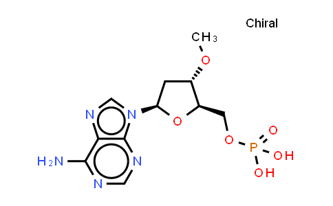 DY851367 | 73646-16-9 | [(2R,3S,5R)-5-(6-aminopurin-9-yl)-3-methoxy-tetrahydrofuran-2-yl]methyl dihydrogen phosphate