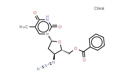 DY851376 | 106060-78-0 | [(2S,3S,5R)-3-azido-5-(5-methyl-2,4-dioxo-pyrimidin-1-yl)tetrahydrofuran-2-yl]methyl benzoate