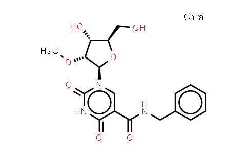 CAS No. 1648558-95-5, N-benzyl-1-[(2R,3R,4R,5R)-4-hydroxy-5-(hydroxymethyl)-3-methoxy-tetrahydrofuran-2-yl]-2,4-dioxo-pyrimidine-5-carboxamide