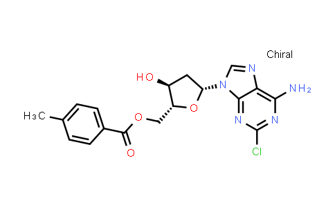 CAS No. 152463-97-3, [(2R,3S,5R)-5-(6-amino-2-chloro-purin-9-yl)-3-hydroxy-tetrahydrofuran-2-yl]methyl 4-methylbenzoate