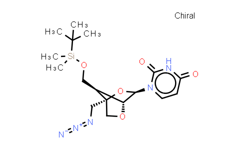 DY851385 | 2920179-19-5 | 1-[(1S,3R,4R,7S)-1-(azidomethyl)-7-[[tert-butyl(dimethyl)silyl]oxymethyl]-2,5-dioxabicyclo[2.2.1]heptan-3-yl]pyrimidine-2,4-dione