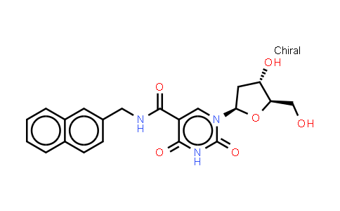 CAS No. 1397850-27-9, 1-[(2R,4S,5R)-4-hydroxy-5-(hydroxymethyl)tetrahydrofuran-2-yl]-N-(2-naphthylmethyl)-2,4-dioxo-pyrimidine-5-carboxamide