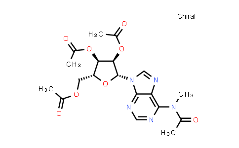CAS No. 71118-24-6, [(2R,3R,4R,5R)-3,4-diacetoxy-5-[6-[acetyl(methyl)amino]purin-9-yl]tetrahydrofuran-2-yl]methyl acetate