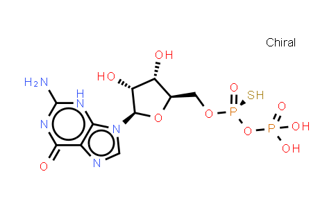 CAS No. 71481-45-3, [[(2R,3S,4R,5R)-5-(2-amino-6-oxo-3H-purin-9-yl)-3,4-dihydroxy-tetrahydrofuran-2-yl]methoxy-sulfanyl-phosphoryl] dihydrogen phosphate