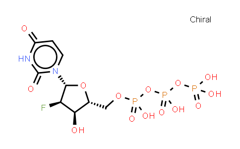 MC851398 | 66840-02-6 | [[(2R,3R,4R,5R)-5-(2,4-dioxopyrimidin-1-yl)-4-fluoro-3-hydroxy-tetrahydrofuran-2-yl]methoxy-hydroxy-phosphoryl] phosphono hydrogen phosphate
