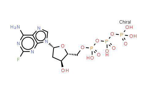 CAS No. 118405-60-0, [[(2R,3S,5R)-5-(6-amino-2-fluoro-purin-9-yl)-3-hydroxy-tetrahydrofuran-2-yl]methoxy-hydroxy-phosphoryl] phosphono hydrogen phosphate