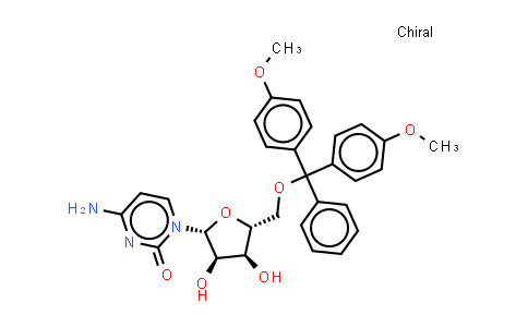 DY851419 | 112897-99-1 | 4-amino-1-[(2R,3R,4S,5R)-5-[[bis(4-methoxyphenyl)-phenyl-methoxy]methyl]-3,4-dihydroxy-tetrahydrofuran-2-yl]pyrimidin-2-one